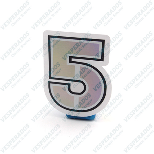 adesivo Numero cinco