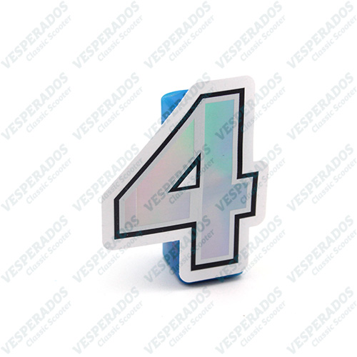 adesivo Numero quatro
