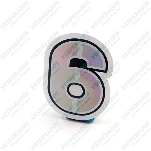 adesivo Numero seis nove